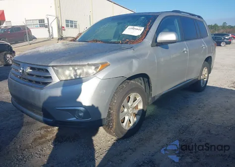 2012 Toyota Highlander Se z USA, uszkodzony, nr VIN 5TDZA3EH5CS022601